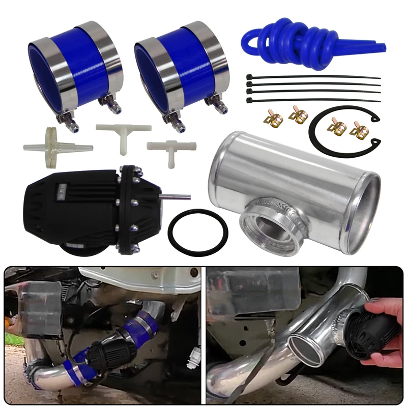 SSQV SQV Type Performance Turbo Blow Off Valve 80mm Aluminum Flange Pipe Adapter Kit | Engine