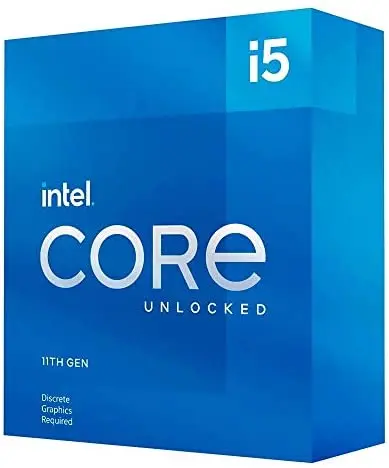 

INTEL CORE PROCESSOR I5-11600K 3.9GHZ (TURBO 4,90GHZ) CACHE 12MB 6 NUCLEOS 12 THREADS 11th GER LGA 1200 BX8070811600K