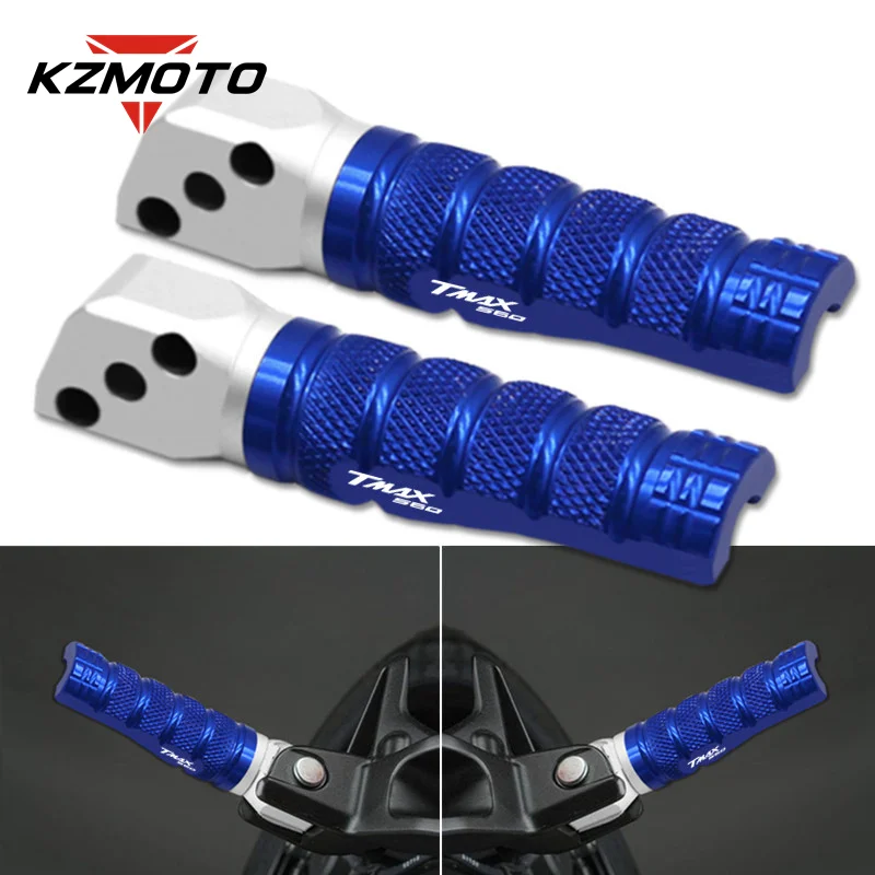

Motorcycle CNC Aluminum Rear Footrests Footpegs Foot Rests Pegs Rear Pedals For YAMAHA TMAX560 Tmax 560 2012-2019 2018 With LOGO