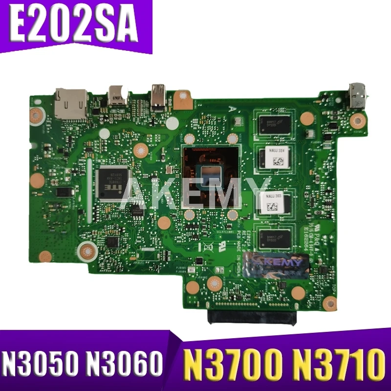 

Материнская плата для ноутбука Akemy New E202SA Материнская плата asus EeeBook E202S E202SA N3050 N3060 N3700 N3710 2G 4G RAM