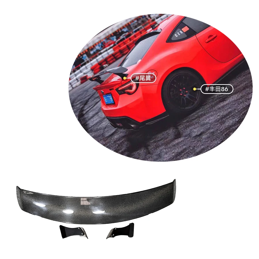 

Carbon Fiber Car Rear Wing runk Lip spoiler For Toyota GT86 Subaru BRZ Scion FR-S 2013 - 2019 SARD Style