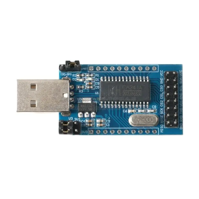 

CH341A параллельный порт преобразователь USB в UART IIC SPI TTL ISP EPP/MEM