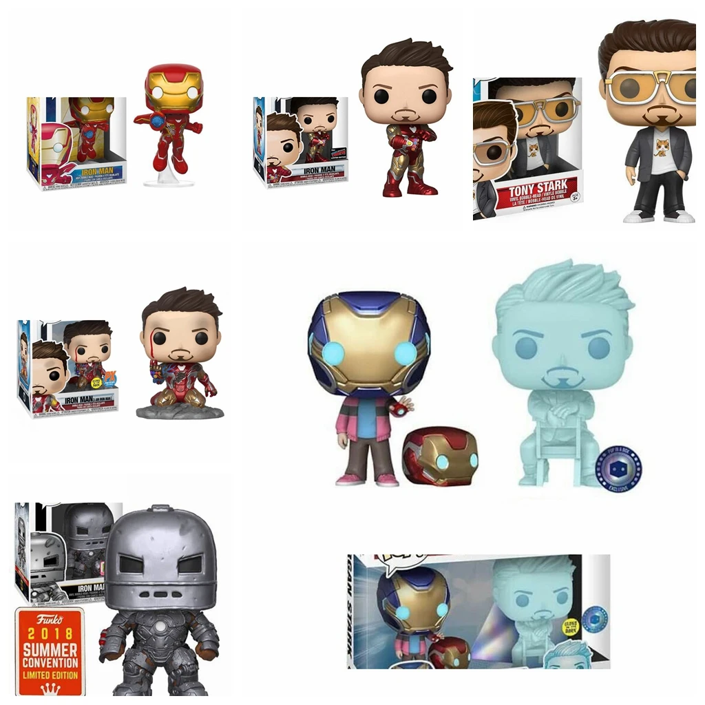 Экшн-фигурки из винила Funko POP Железный человек 580 # Тони Старк Морган Старк 2 #338 #226 #529 # игрушки