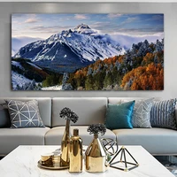 full diamond mosaic snow mountain maple forest 5d diamond painting embroidery landscape picture art handicraft decoration home