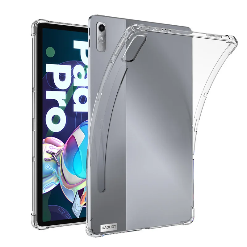 

Clear Case for Lenovo Xiaoxin Pad Pro 2022 11.2" TB-132FU Soft Transparent TPU Skin Bumper Back Cover Shell