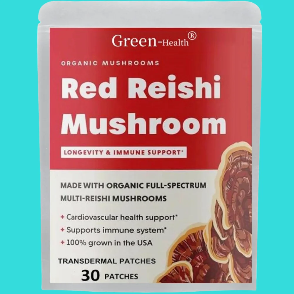 30 пластырей Reishi Mushroom Transdermal Plasters Organic Ganoderma Lucidum для поддержки иммунитета