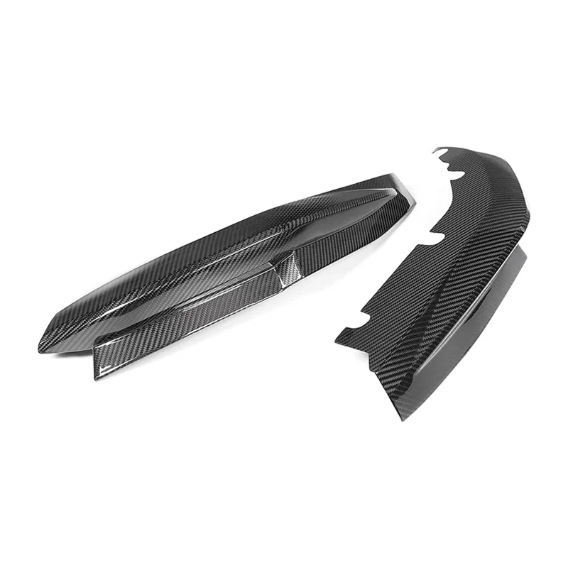 

Real Dry Carbon Fibre Rear Bumper Lip Splitter Spoiler Trim for BMW- M Series M4 G82 G83 2021 2022 Accessories, 2 Pack