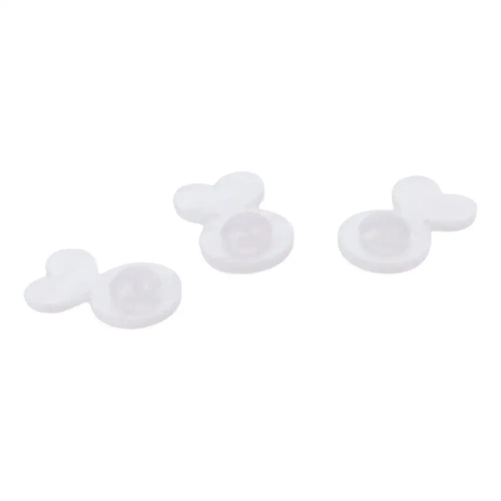 Удобные подставки для сережек резиновые задние подъемники акриловые белые