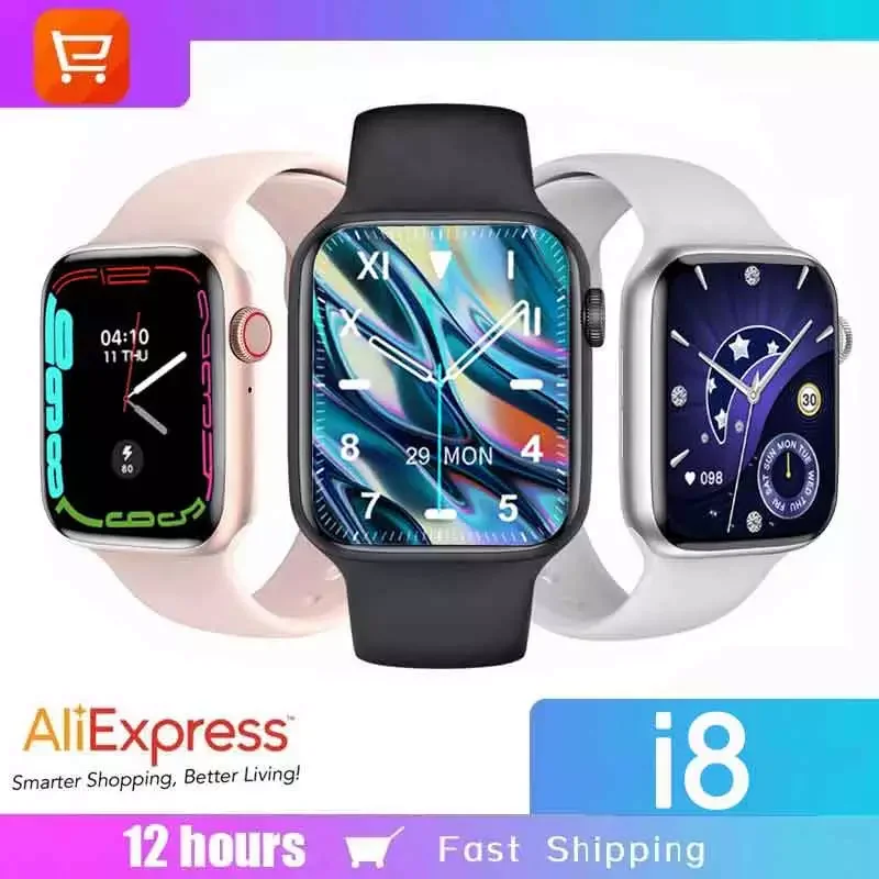 

2022 New T500 updated I8 Smart Watch Watch 7 Heart Rate Sleep Waterproof Men Women SmartWatch PK W27 W37 Pro X8Max X7 Max Pro