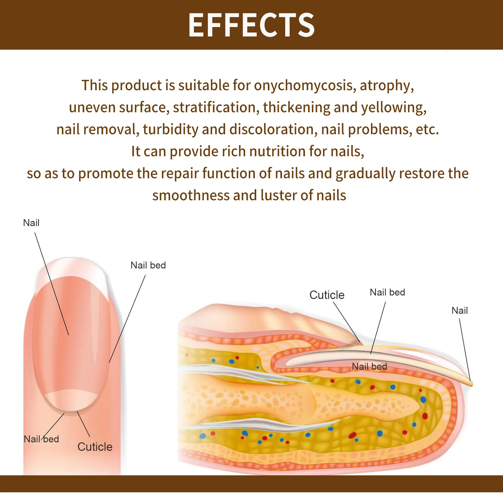 Органическая сыворотка для роста ногтей восстанавливающая ногти рук и ног рот на