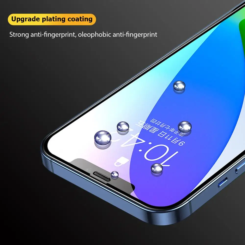 3Pcs 9D Full Tempered Glass for IPhone 13 12 11 Pro Max 12 Mini 6 S 7 8 Plus XR X XS Max Screen Protector Protective Cover Glass