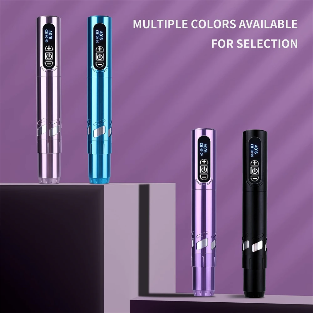 Тату-машинка аккумуляторная беспроводная 2 шт. для начинающих