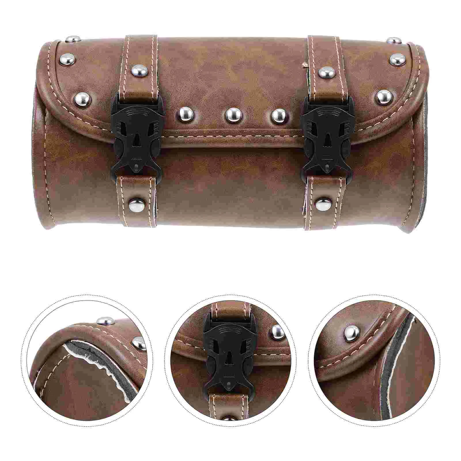 

Motorcycle Handlebar Motorbike Storage Tool Front Saddlebags Fork Equipment Riding Accessory Handlebars Saddle Motorcycles