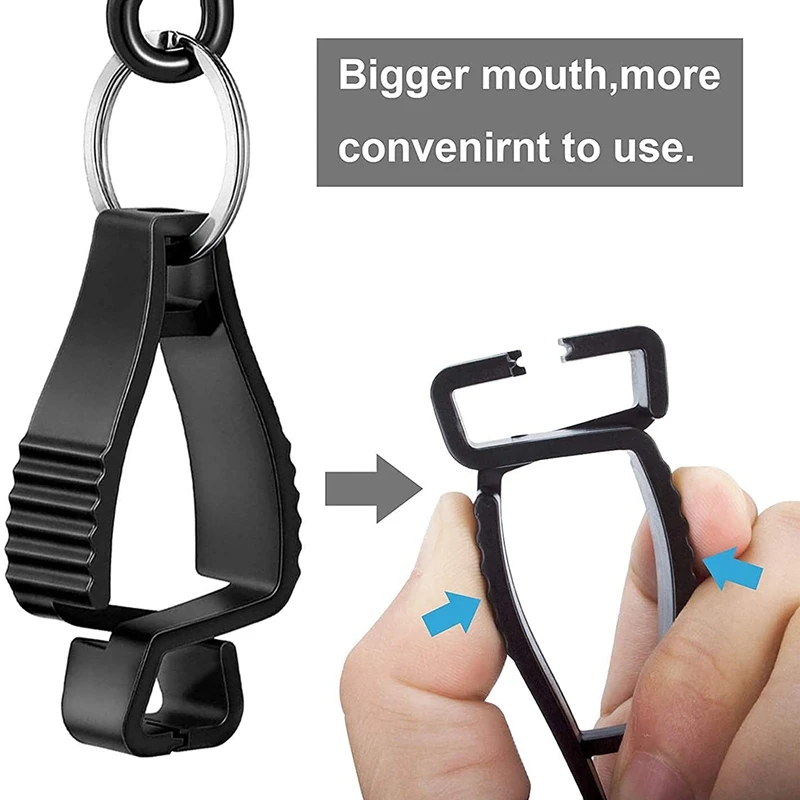 12 шт. Многоцветный зажим для ремня на перчатки многофункциональный с