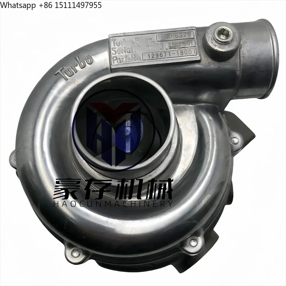 Фото Турбокомпрессор RHB52YW 129671-18001 новый для Yanmar Marine 4JH3-TE 4JH4-HTE, строительной и экскаваторной техники. №3