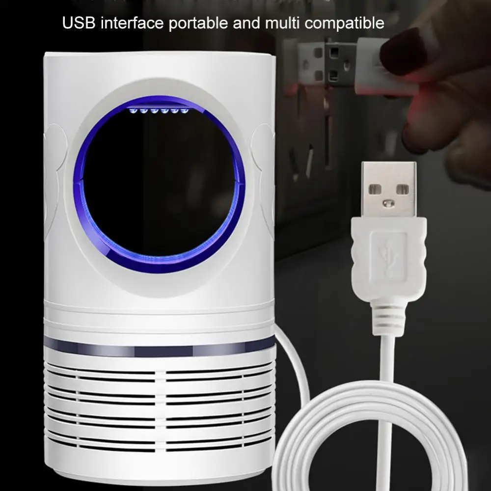 USB-лампа от комаров съемная тихая УФ-лампа для борьбы с вредителями летняя защита