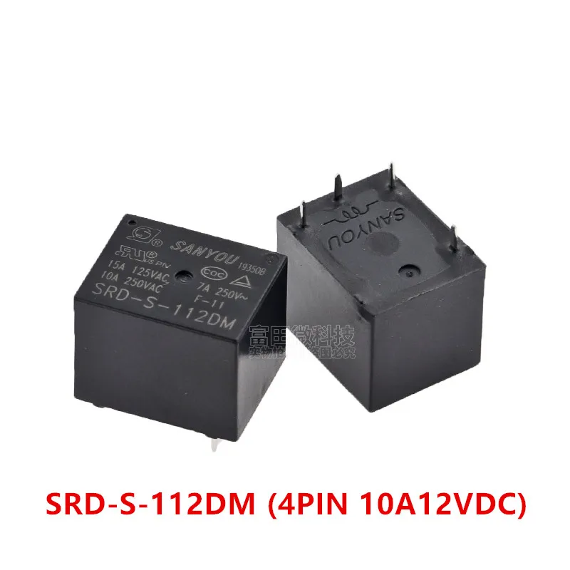 

5 шт., релейка SANYOU, Φ 112DM, 124DM, Φ-105DMH, Φ DM LM LMS, Φ 5A10A, 5V, 12V, 24V, реле мощности