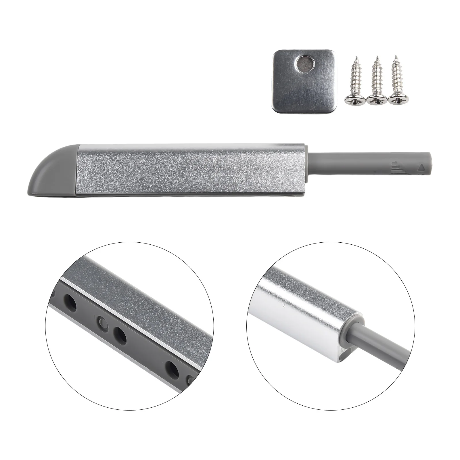 Дверная арматура из сплава для открытия пластиковой установки при отсутствии