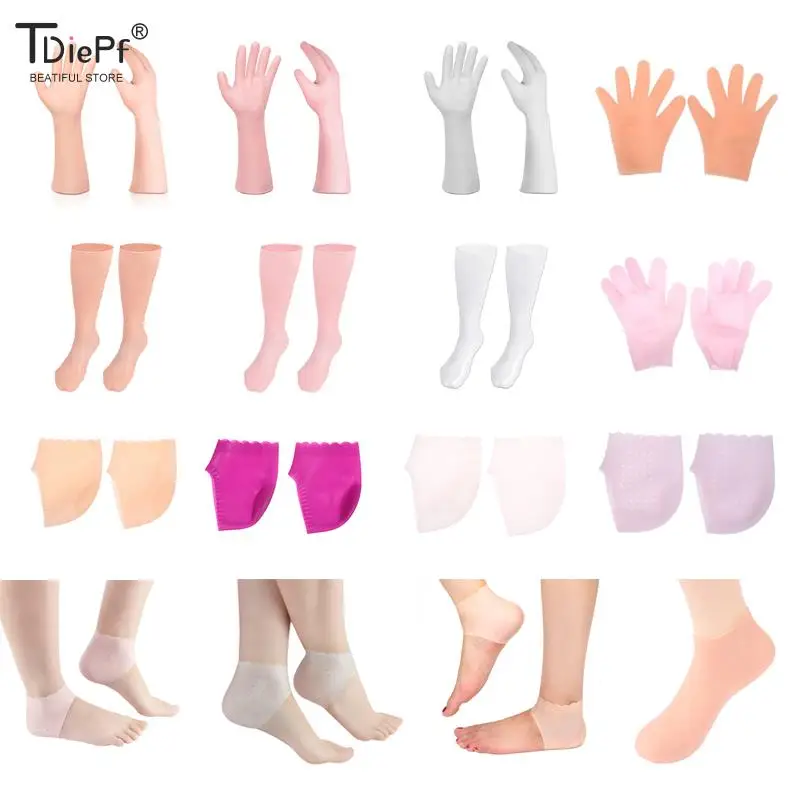 

1 пара, Увлажняющие гелевые носки для пяток