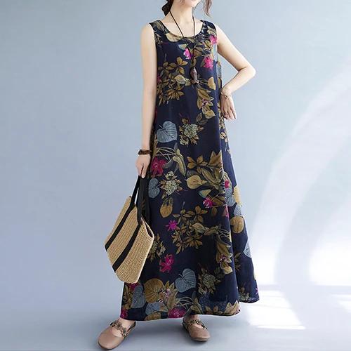 

카니 플라워 맥시 원피스