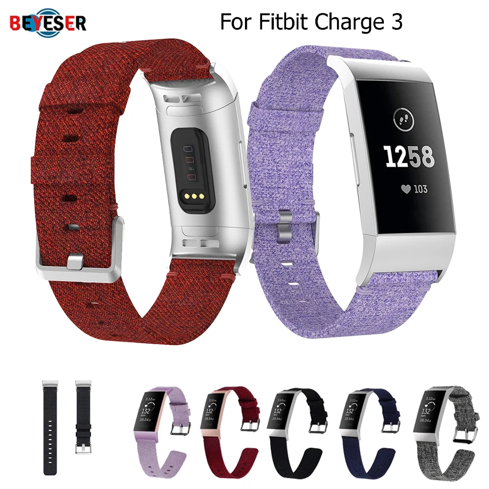 

Band Replacement Sport Canvas Strap For Fitbit Charge 3 Bands Bracelet Watchbands Straps For Fitbit Charge 4 Wrist Watch Belt
