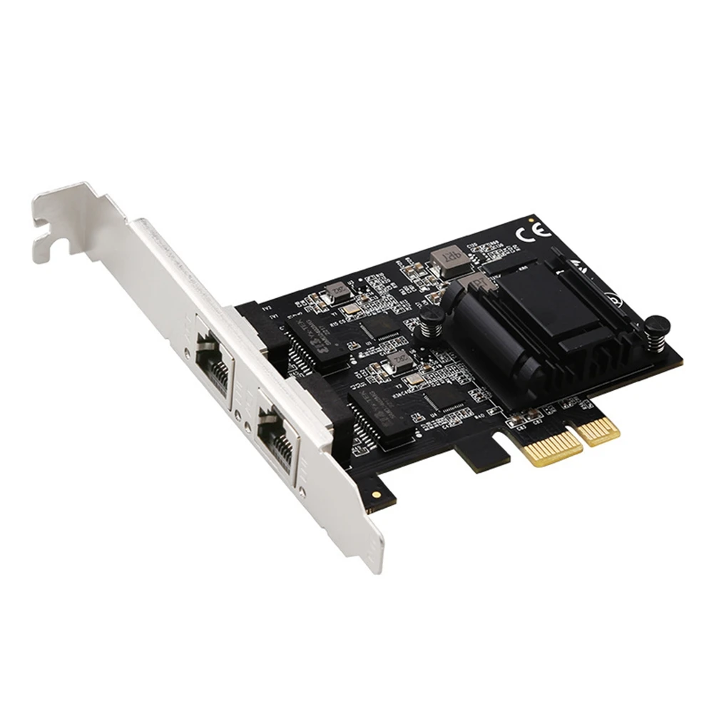

PCIE X1 Gigabit Network Card Dual-Port 2.5G Desktop Network Card 8125BG Chip Ethernet Server Network Card