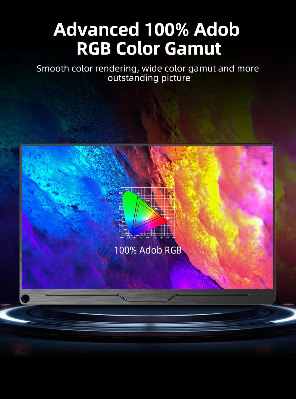 EVICIV 4K компьютерный дисплей 15 6'' 3840x2160 USB C HDR FreeSync два динамика Type-C HDMI OTG внешний