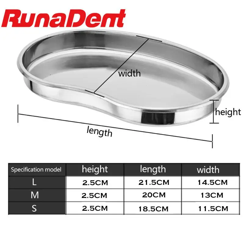 

Stainless Steel Medical Surgical Kidney Bowl Curved Tray Dental Lab Instrument