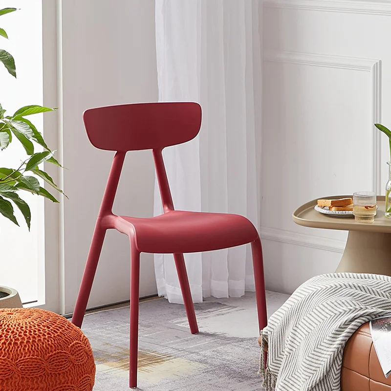 Designer Scandinavian Modern Dining Chair Backrest Hairdresser Bar Balkon Möbel Soft Furniture