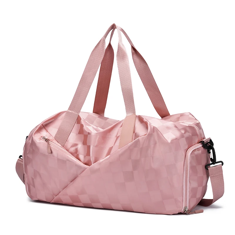 Large Capacity Carrying Single Shoulder Short Distance Travel Bag Female Dry Wet Separation Storage Duffel Bag Fitness Bag M616