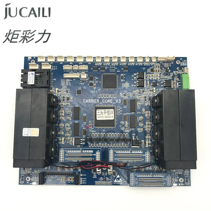 Фото Комплект плат Jucaili Senyang для EPS XP600/TX800, плата каретки с 3 головками, основная плата для УФ-планшетного принтера Audley. №4