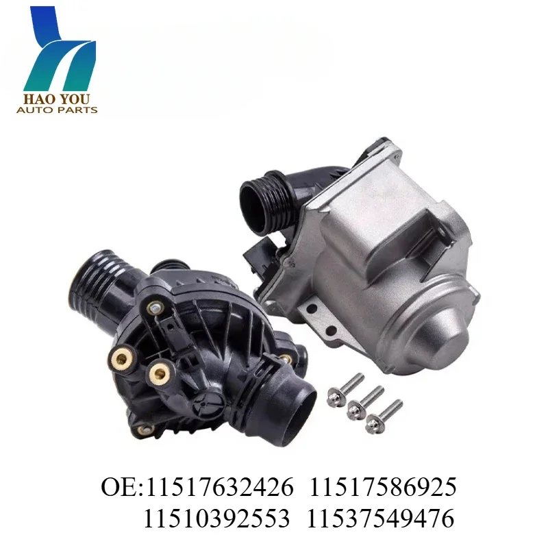 11517632426 Водяной насос с термостатом и болтом для BMW 128i 325i 328i 528i 530i X3 X5 X6 11517586925 11510392553
