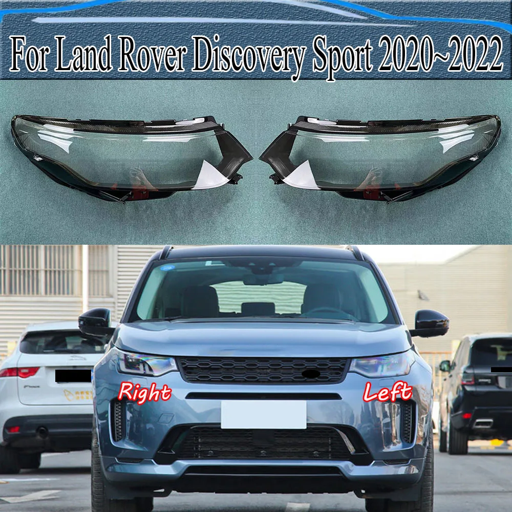 

For Land Rover Discovery Sport 2020~2022 Kap Lampu Transparan Penutup Lampu Depan Penutup Lampu Depan Kerangka Lensa Plexiglass