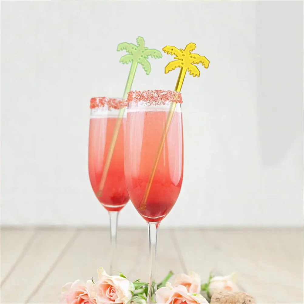 50 шт. 17 8 см кокосовое дерево Коктейльные Палочки