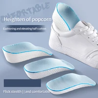 invisible height increase insoles for men women feet arch support orthopedic insoles sneakers heel lift memory foam shoe pads