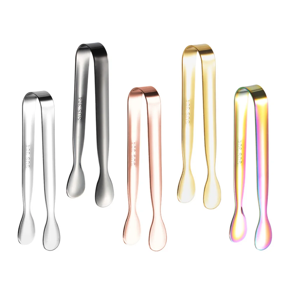 

Tongs Tong Ice Mini Kitchenserving Sugar Metal Salad Cube Clip Bread Small Barbecue Tea Appetizers Bbq Stainless Steelgrill