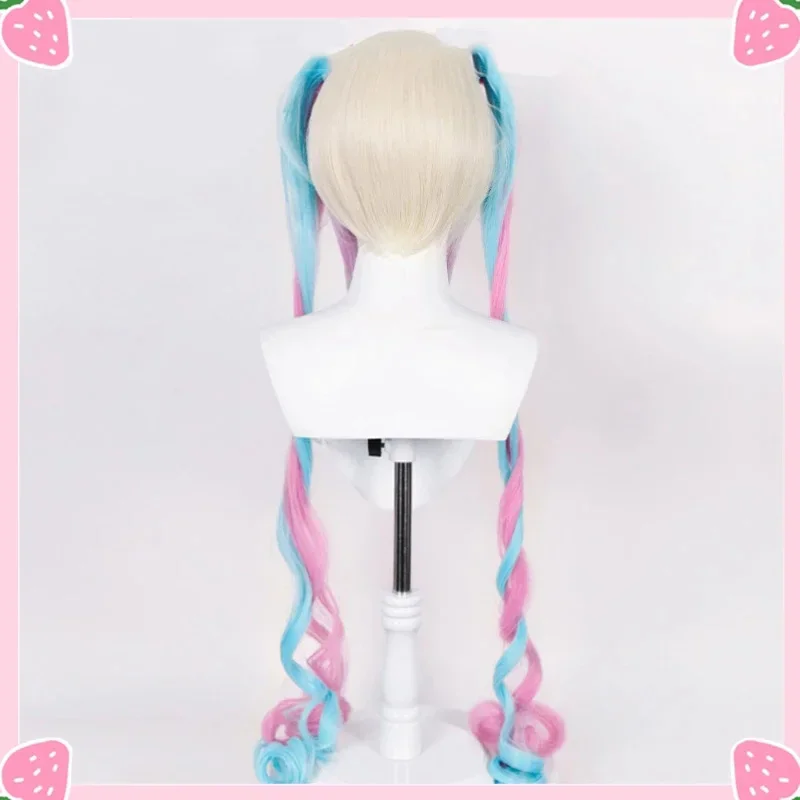 Женский парик для косплея термостойкий с долгим кудрявым косичком изображением