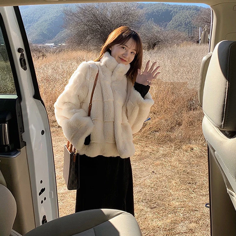 2022 Fashion Faux Fur Coat Mink Fur Teddy Coat Warm Jacket for Women Fur Coats for Women Winterwear Solid Women's Winter Jacket