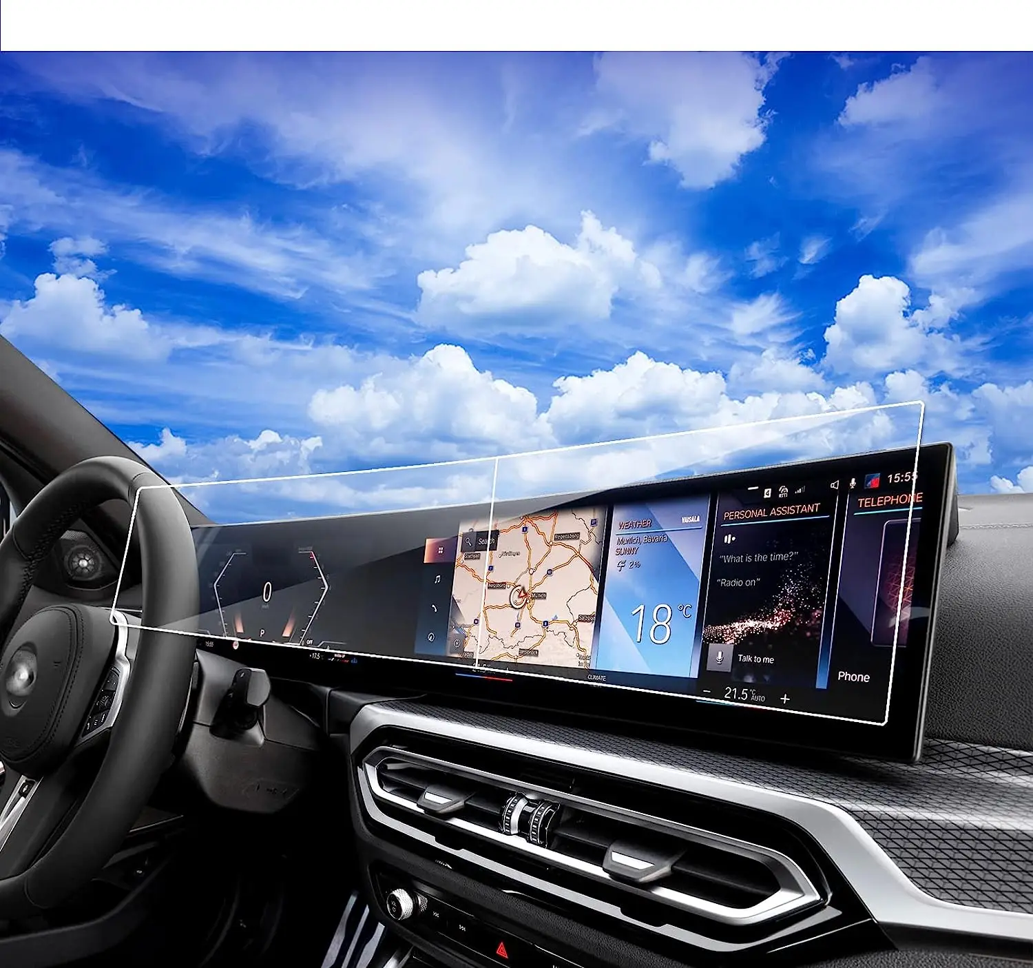 

2023 BMW 3 серии Защита экрана для 2023 BMW X7 i4 i7 iX 3 серии 7, Idrive 8 сенсорный экран закаленное стекло 2024 BMW X5 X6