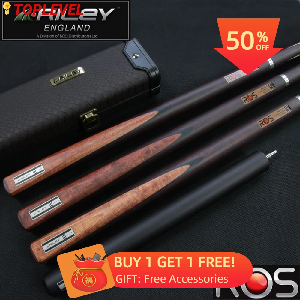 

Профессиональный Cue для снукера RILEY 3/4 для соревнований Высококачественный ручной бильярдный Cue Kit Stick с Чехол с расширением для плеера