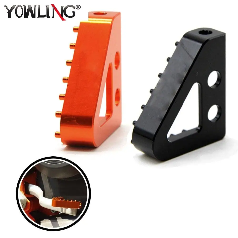 

Motorcycle CNC Billet Aluminum Rear Brake Pedal Step Tips For125 200 390 990 950 ADVENTURE 690 SMC 690