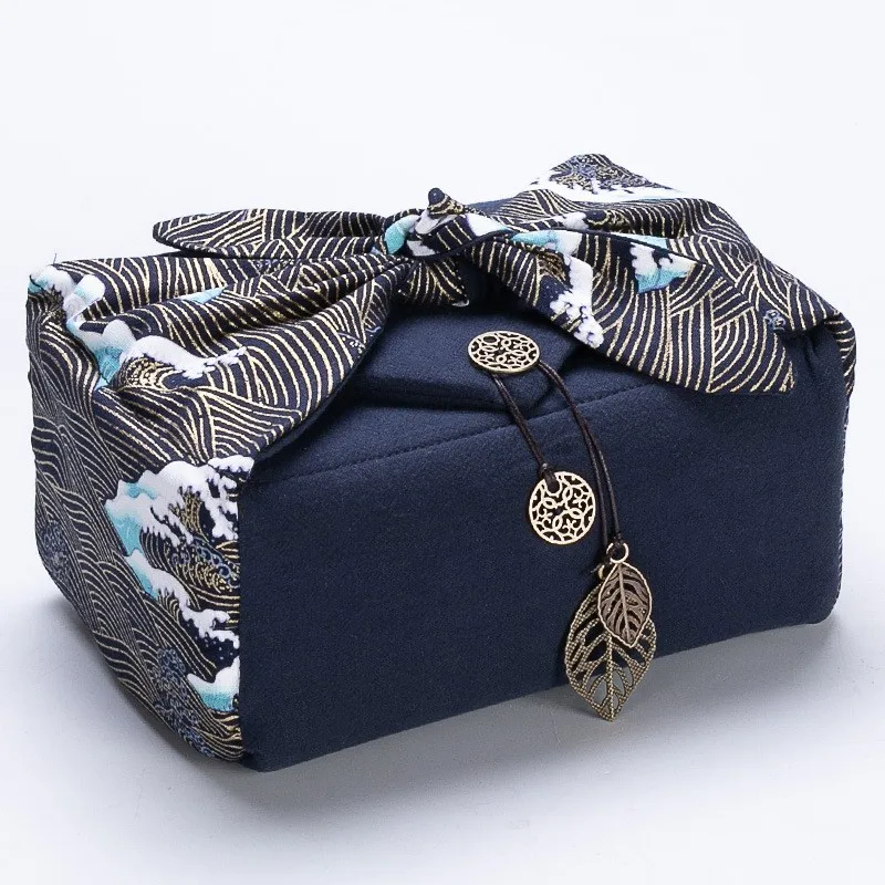 Складной мешок для чая из хлопка и льна