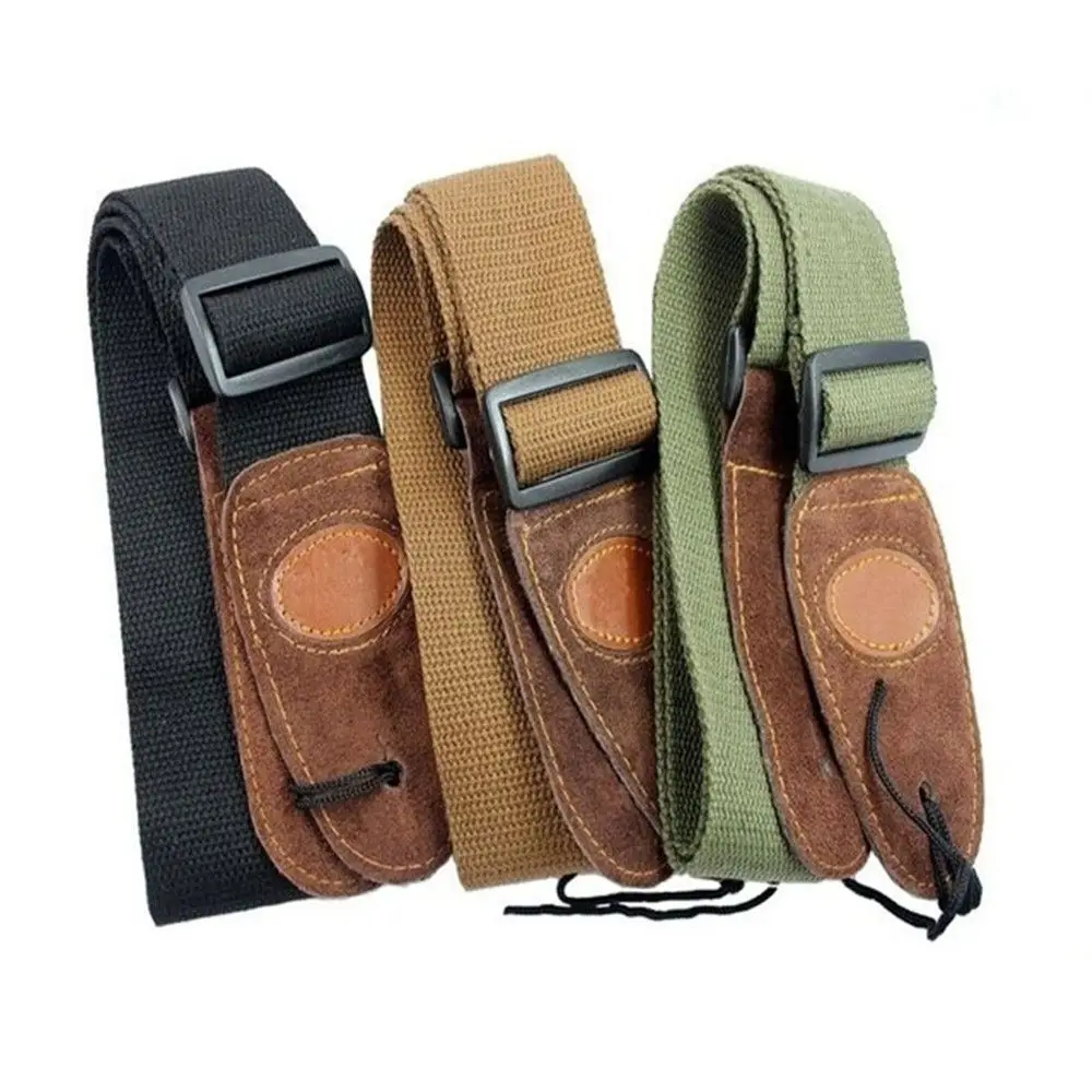 

Comfortable Adjustable Soft Grace Guitar Accessories Leather Band Guitar Strap Webbing Belt
