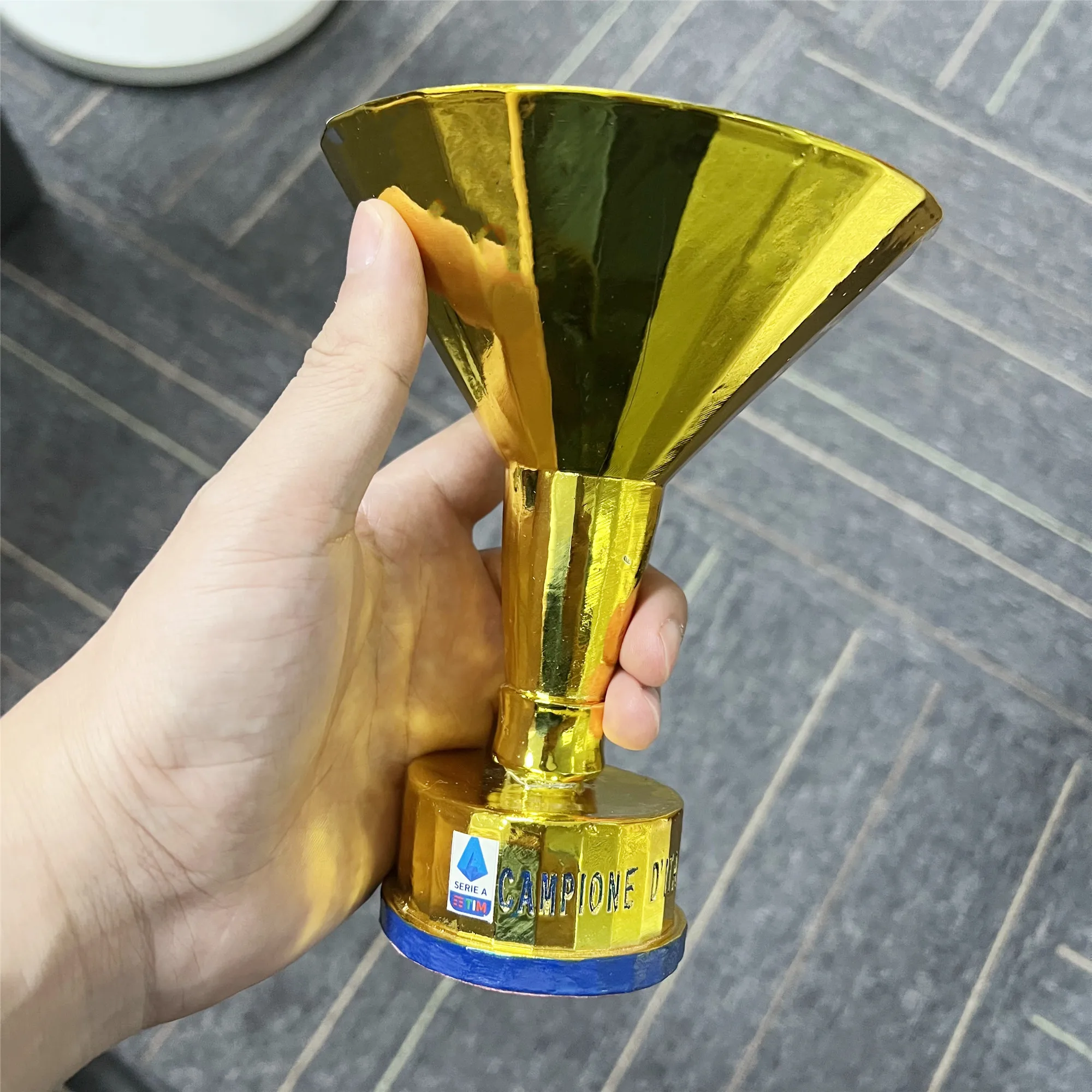 Итальянская футбольная лига Scudetto, Трофей чемпионов Seire, 16 см