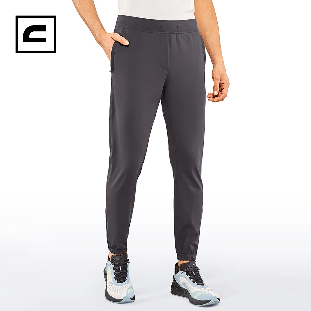

CRZ YOGA US Warehouse Mens 4-Way Stretch Golf Joggers with Pockets 30" - Work Sweatpants Track Gym Athletic Workout Hiking Pants