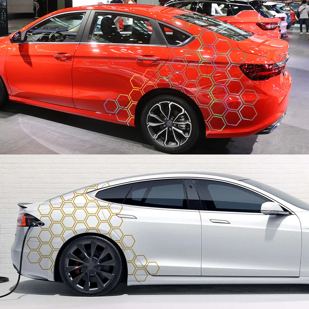 Универсальная сотовая автомобильная графическая наклейка открытый стиль