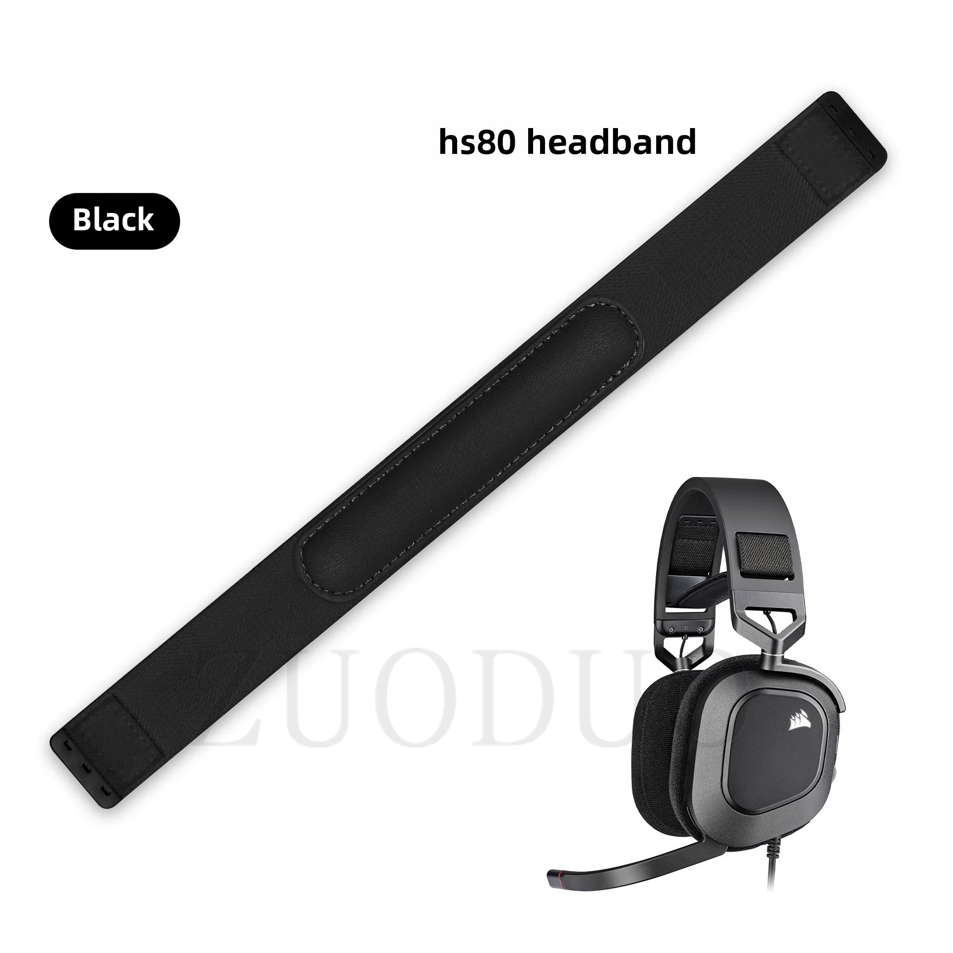 Фото Бархатные мягкие пенопластовые амбушюры для наушников CORSAIR HS80 RGB, мягкий пенопластовый чехол, высококачественные амбушюры, удобный чехол на голову №5
