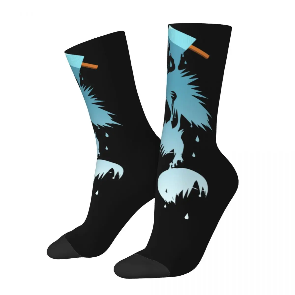 

Casual Sea Salt Trio Kingdom Hearts Amino Print Crew Socks Merchandise All Seasons Soft Crew Socks Wonderful Gifts for Women Men