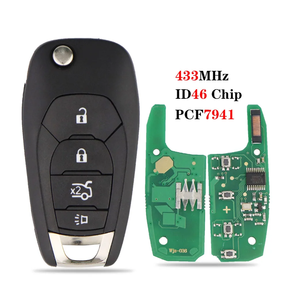 

PCF7941 удаленный ключ от машины для Chevrolet Colorado Cruze Onix Malibu Trailblazer Tracker Malibu Aveo Cobalt Prisma Spin Trax Sonic