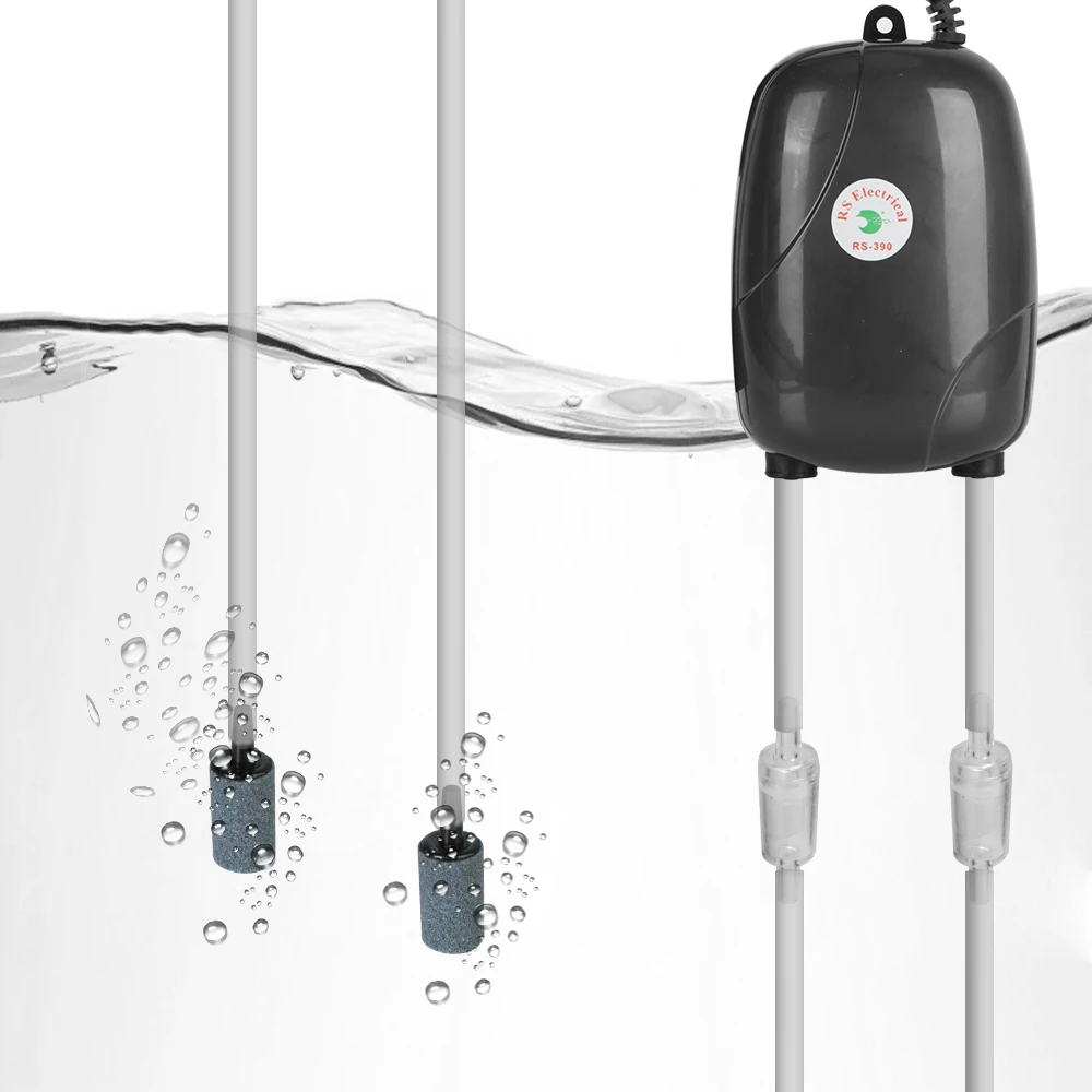 Аквариумный Воздушный Насос С Одним И Двойным Выходом Оксигенационный